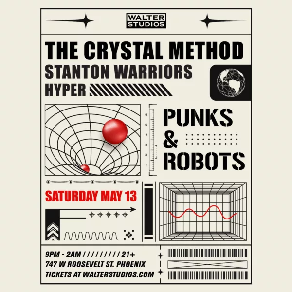 The Crystal Method, Stanton Warriors, Hyper @ Walter Studios