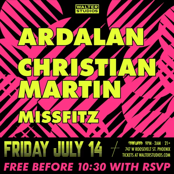 Ardalan, Christian Martin & MissFitz at Walter Studios
